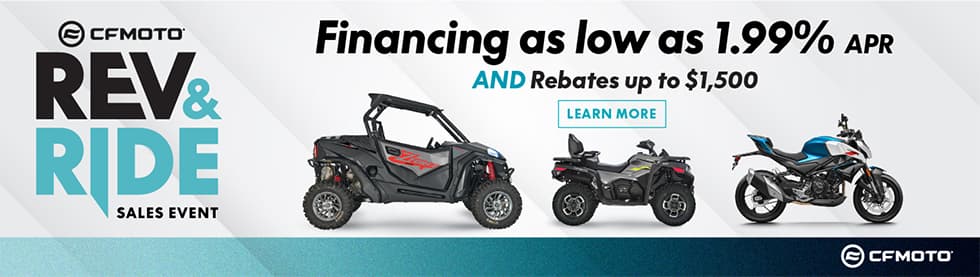 cfmoto rev ride sales event